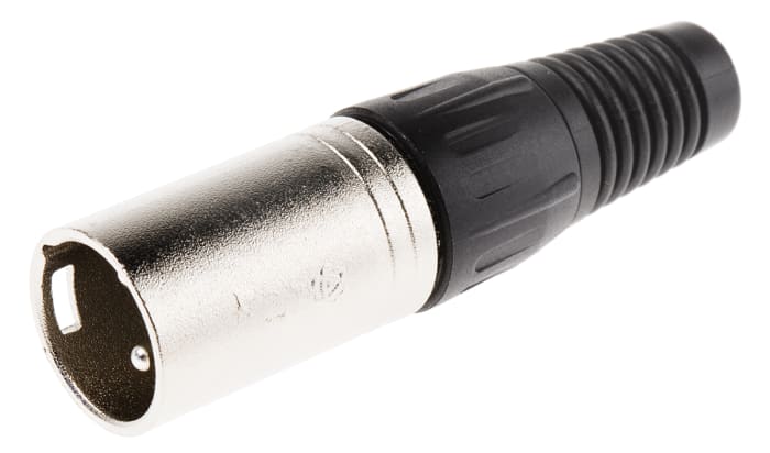 RS PRO Cable Mount XLR Connector, Male, 3 Way