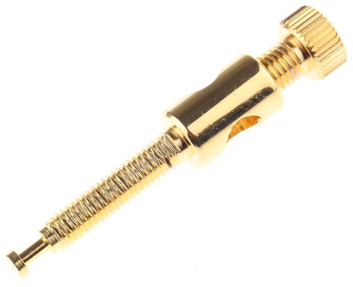 RS PRO Chassis Mount Loudspeaker Connector Plug, 1 Way, 16ABlack, Screw Down Termination