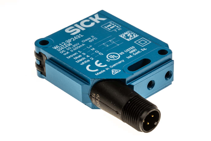 SICK Retroreflective Photoelectric Sensor, Block Sensor, 7 m Detection Range