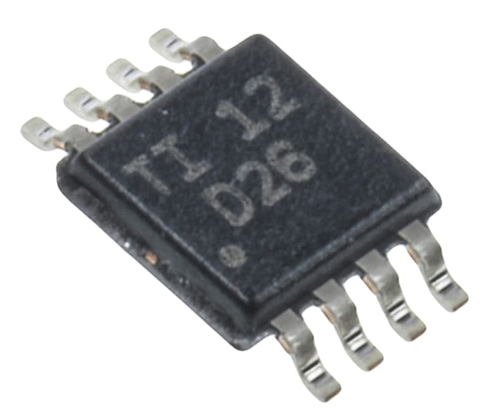 Texas Instruments ADS8326IBDGKT, 16-bit Serial ADC Pseudo Differential Input, 8-Pin MSOP