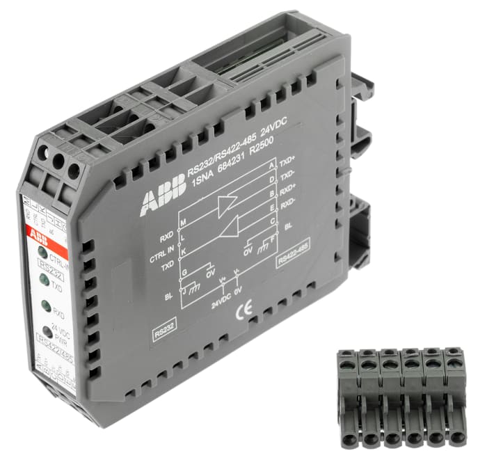 ABB, İnterface Dönüştürücü, RS232 - RS422/485, 24 V dc