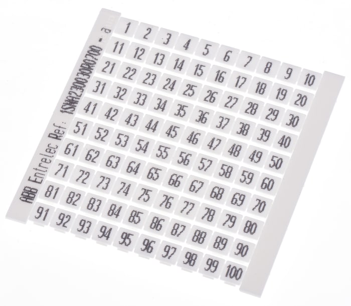 Tarjeta de marcador Entrelec RC para uso con Borne