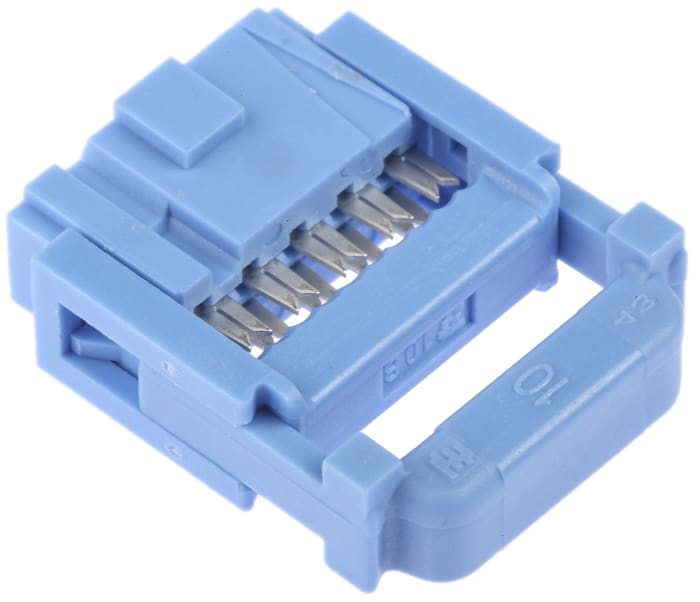 TE Connectivity 10-Way IDC Connector Socket for Cable Mount, 2-Row