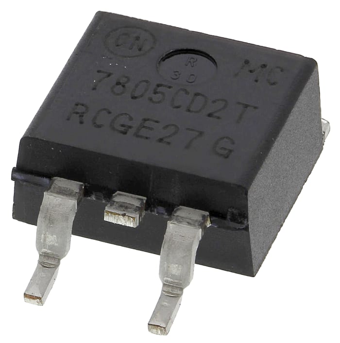 onsemi MC7805CD2TG, 1 Linear Voltage, Voltage Regulator 1A, 5 V 3-Pin, D2PAK