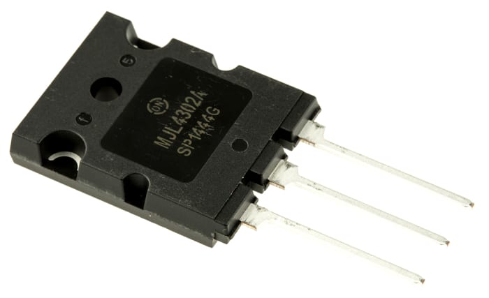 onsemi MJL4302AG PNP Transistor, -15 A, -350 V, 3-Pin TO-3BPL