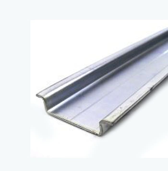 Rail DIN RS PRO 2m x 35mm x 7.5mm, Non fendu, Rail oméga en Acier