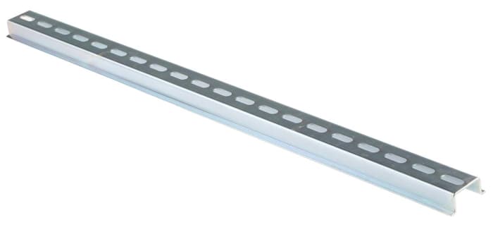 Carril DIN Perforado de Acero RS PRO rail simétrico