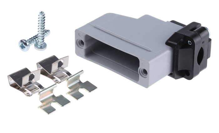 RS PRO PPO D Sub Backshell, 15 Way, Strain Relief