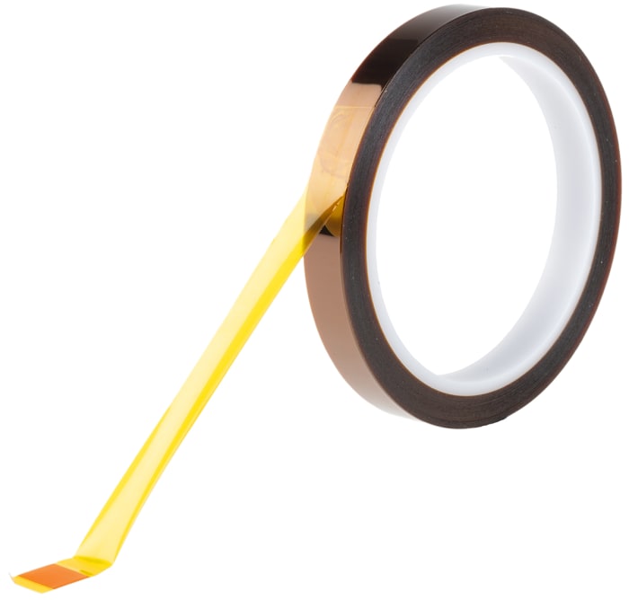 Ruban isolant Hi-Bond HB830 en Film en polyimide Ambre, 33m x 12mm