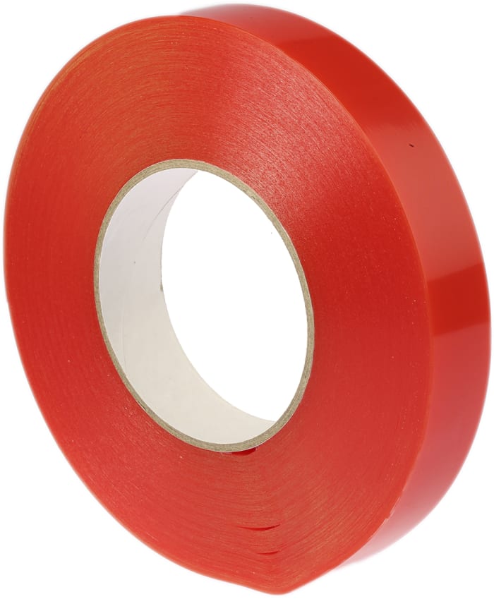 Hi-Bond HB397F Transparent Double Sided Polyester Tape, 0.23mm Thick, 15.6 N/cm, PET Backing, 25mm x 50m