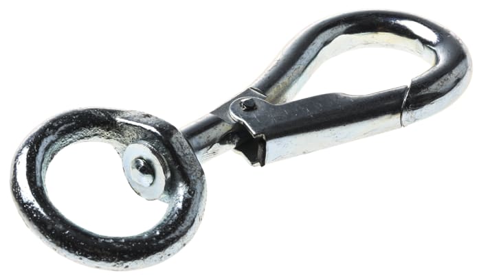 RS PRO Galvanised Steel Swivel Spring Hook