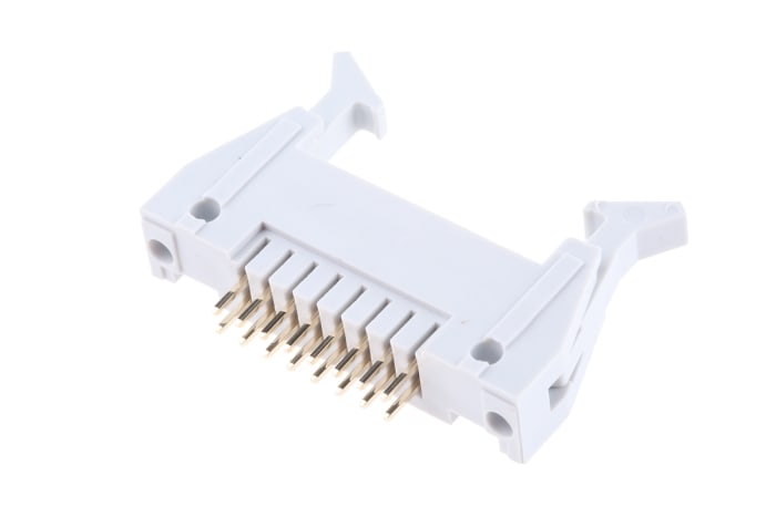 RS PRO Straight Through Hole PCB Header, 16 Contact(s), 2.54mm Pitch, Shrouded