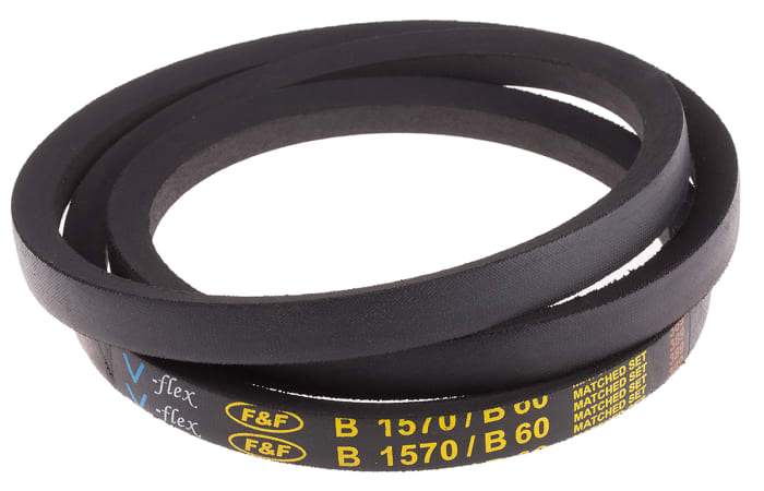 RS PRO Drive Belt, belt section B, 1520mm Length