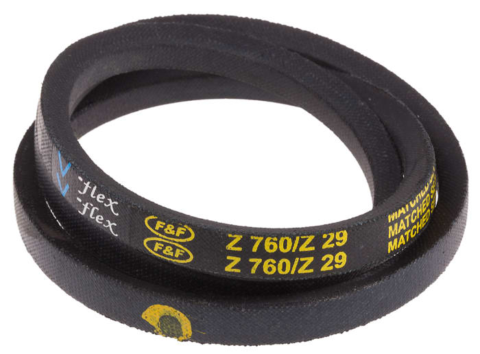 Courroie RS PRO, Section Z, long primitive : 752mm, long int: 730mm, long ext : 768mm