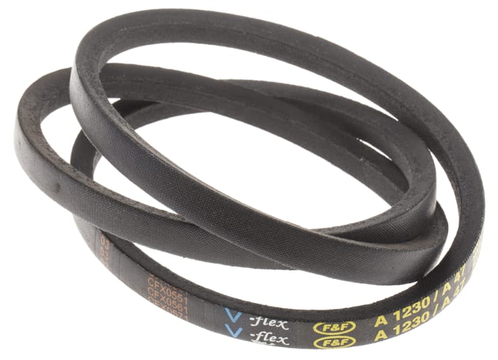Courroie RS PRO, Section A, long primitive : 1230mm, long int: 1200mm, long ext : 1250mm