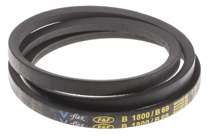 RS PRO Drive Belt, belt section B, 1750mm Length