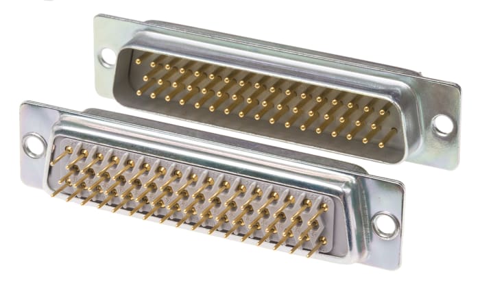 RS PRO 50 Way Through Hole D-sub Connector Plug