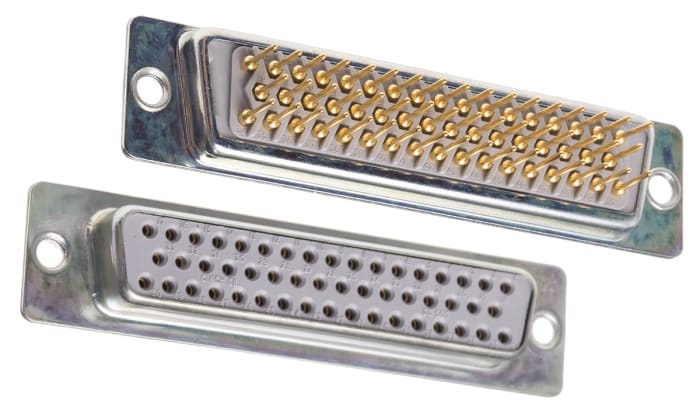 RS PRO 50 Way Through Hole D-sub Connector Socket