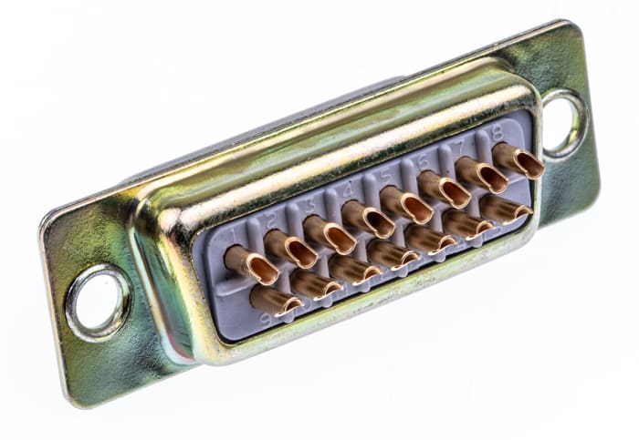 RS PRO 15 Way Panel Mount D-sub Connector Socket