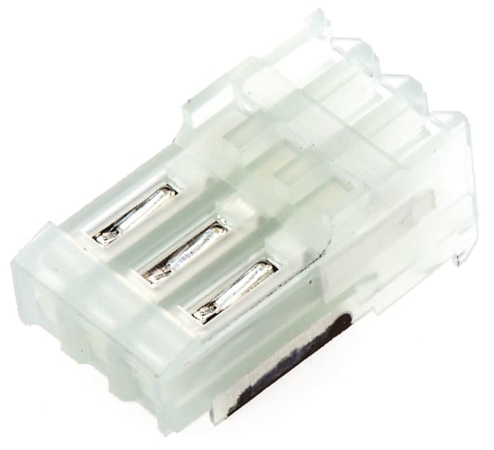 Carcasa de conector Pancon CE100F24-3/RS, Serie CE, paso: 2.54mm, 3 contactos, , 1 fila filas, Ángulo de 90° , Hembra,