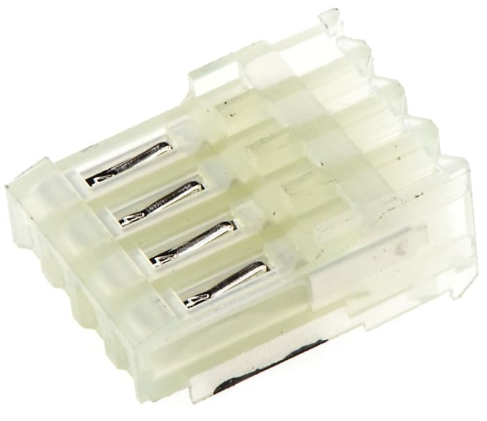 Pancon, CE Female Connector Housing, 2.54mm Pitch, 4 Way, 1 Row Right Angle