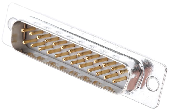 RS PRO Panel Mount, 25 Pin Solder D-sub Connector Plug, Shell Size B Standard D-Sub