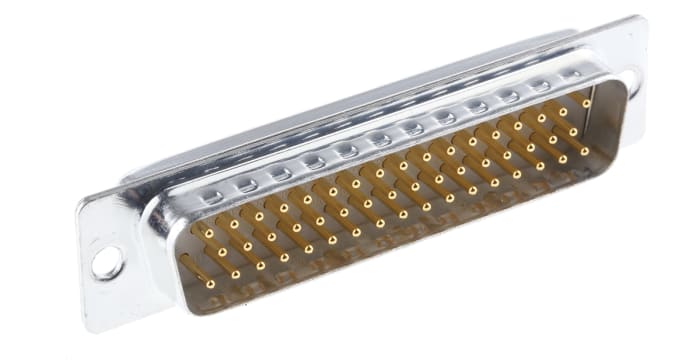 RS PRO Panel Mount, 50 Pin Solder D-sub Connector Plug, Shell Size D Standard D-Sub