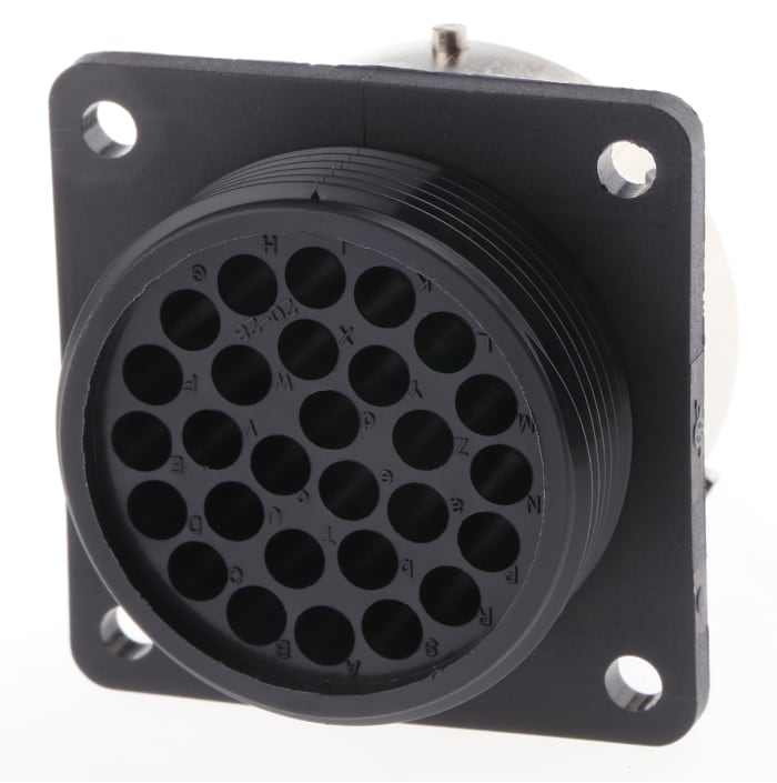 ITT Cannon Circular Connector, 28 Contacts, Panel Mount, Socket, Female, IP65, Trident Ringlock Series