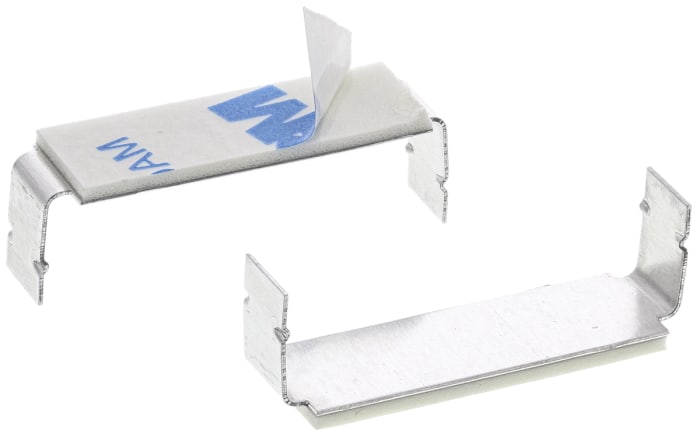 RS PRO Natural Aluminium Clip with foldable legs