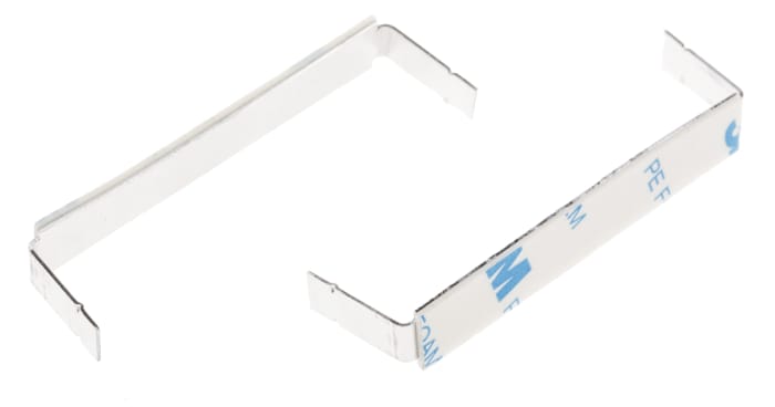 Self adhesive open arm clip, 63.8mm