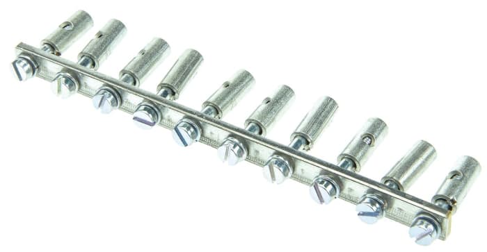 Weidmuller SAK Series Jumper Bar for Use with DIN Rail Terminal Blocks, 57A
