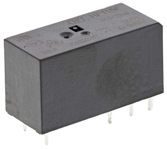 Relais de puissance RS PRO, 2 RT, bobine 12V c.c. Montage sur CI 400mW