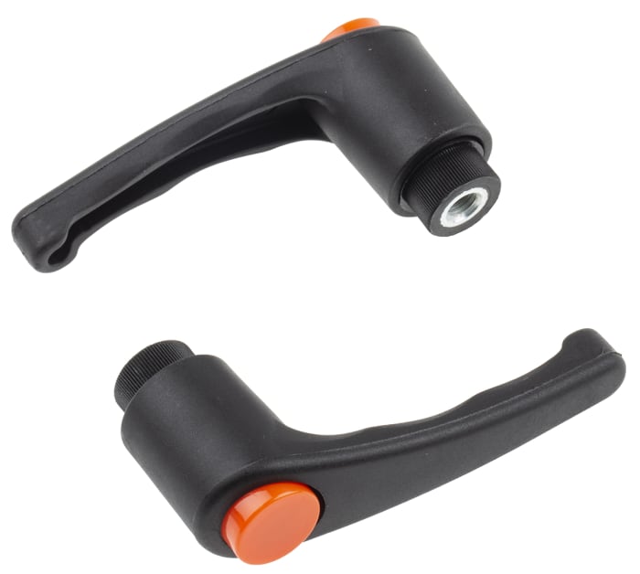 RS PRO Steel Clamping Lever, M8 x 15mm