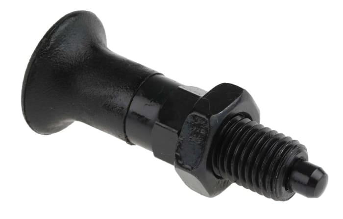 RS PRO Steel M12 Index Plunger, 61 mm Long