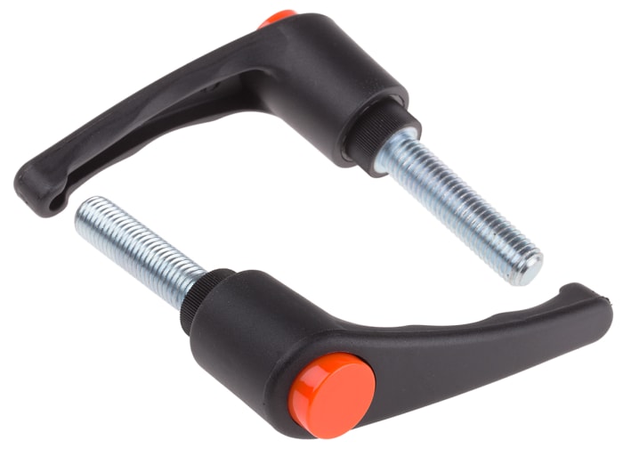 RS PRO Clamping Lever, M12 x 50mm