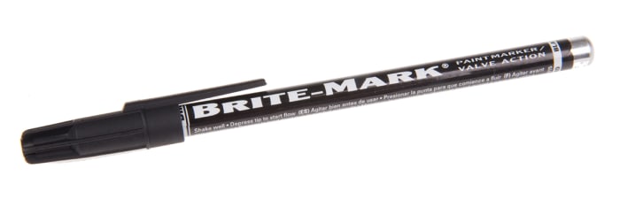 Dykem Brite-Mark Black Marker Pen