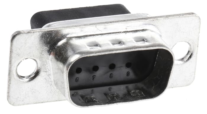 RS PRO 9 Way Cable Mount D-sub Connector Plug