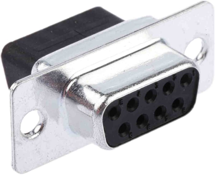 RS PRO 9 Way Cable Mount D-sub Connector Socket