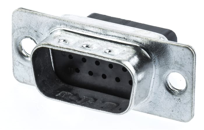 RS PRO 15 Way Cable Mount D-sub Connector Plug, 2.29mm Pitch, with 3.05 mounting hole