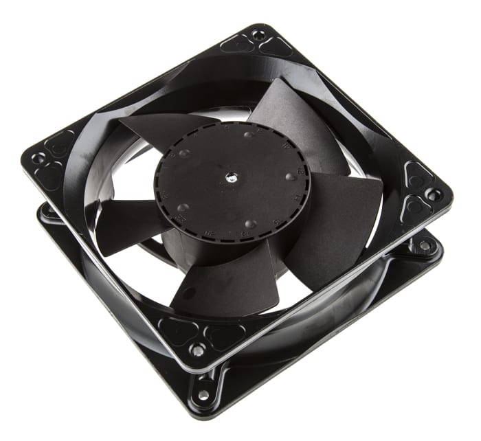 ebm-papst 4100 N Series Axial Fan, 24 V dc, DC Operation, 160m³/h, 3.3W, 119 x 119 x 38mm