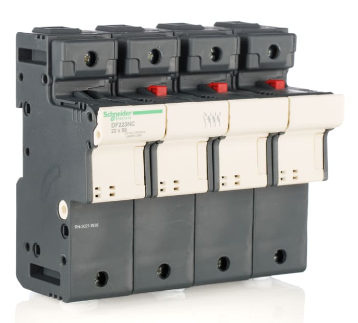 Schneider Electric Sigorta Yuvası (Ray Üzerine Montaja Uygun), 125A, 22 x 58mm