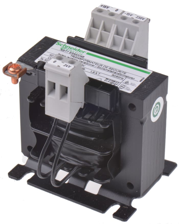 Transformateur à montage sur châssis, Vin 230V c.a., Vout 24V c.a., 1 sortie, 40VA