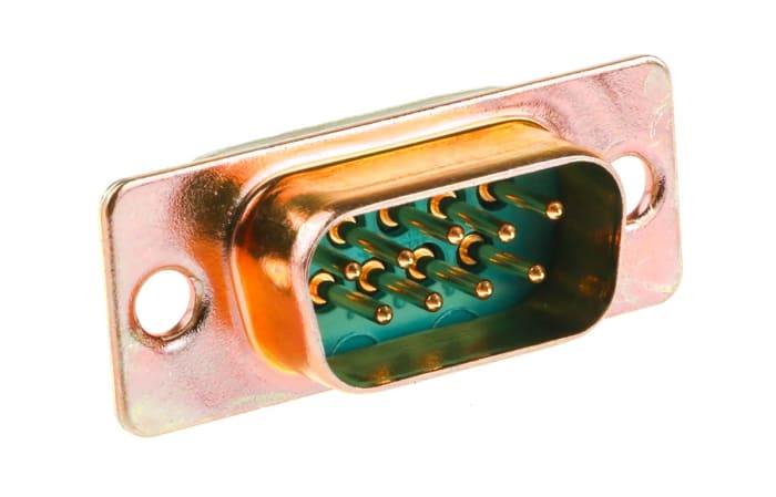 Conector D-sub RS PRO, paso 2.74mm, Recto D-Sub estándar, Montaje en Panel Mount, Macho, Terminación Soldador E, 700.0