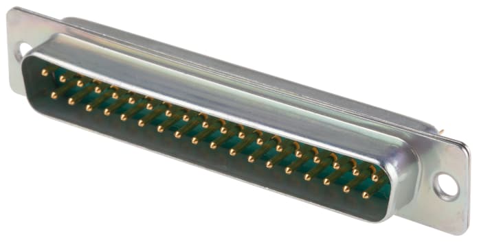 Connecteur Sub-D Mâle RS PRO 37 voies Montage panneau Droit