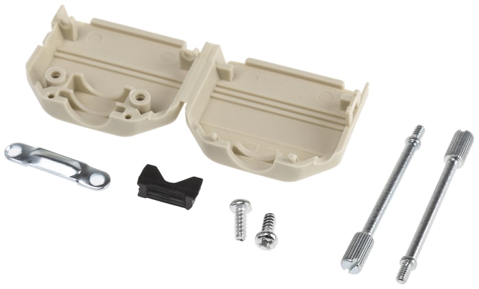 MH Connectors MHDPPK-SLIM Series Polyamide D Sub Backshell, 15 Way, Strain Relief
