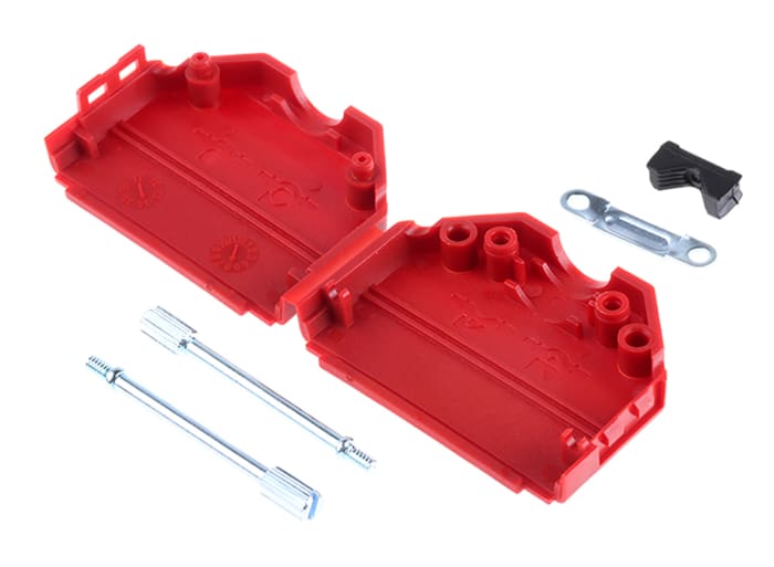 MH Connectors MHDPPK-SLIM Series Polyamide D Sub Backshell, 25 Way, Strain Relief