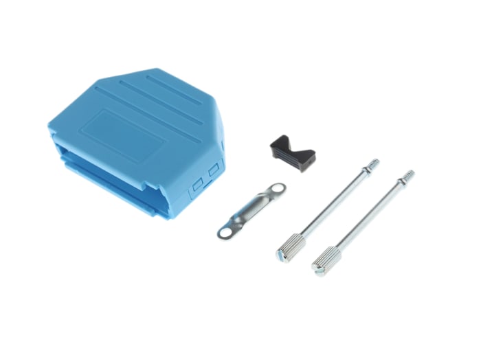 MH Connectors MHDPPK-SLIM Series Polyamide D Sub Backshell, 25 Way, Strain Relief