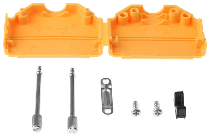 Capot Sub-D MH Connectors série MHDPPK-SLIM, 25 contacts, en Polyamide boîtier B  avec Serre-câble