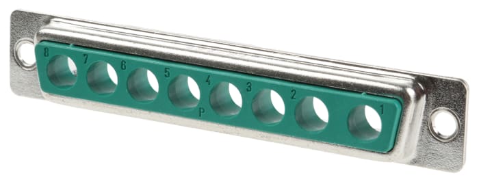 FCT from Molex FM 8 Way Panel Mount D-sub Connector Plug