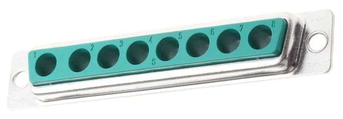 FCT from Molex FM 8 Way Panel Mount D-sub Connector Socket